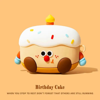 3D Cartoon For Apple AirPods Cover Silicone Wireless Bluetooth Headphone Soft Protective Case