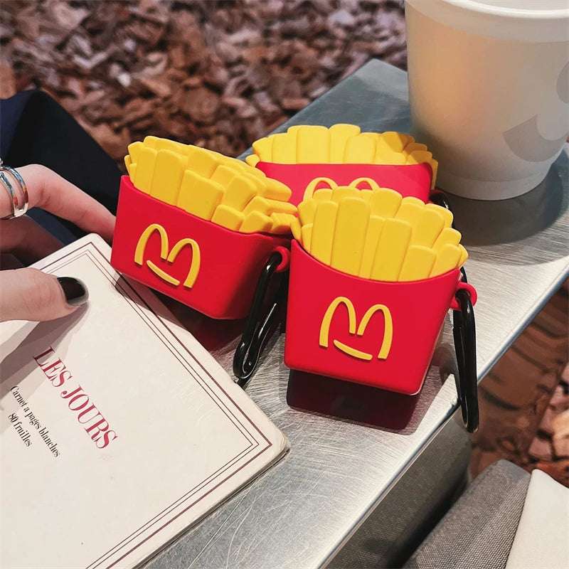 3D Cartoon For Apple AirPods Cover Silicone Wireless Bluetooth Headphone Soft Protective Case