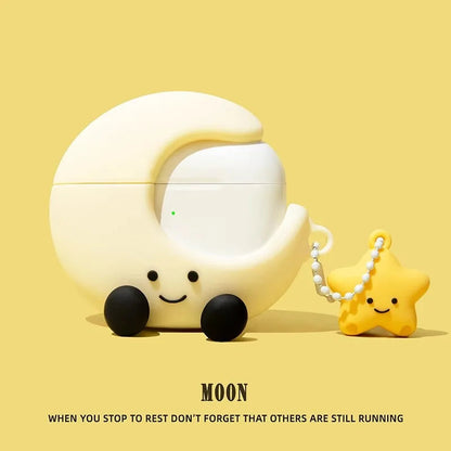 3D Cartoon For Apple AirPods Cover Silicone Wireless Bluetooth Headphone Soft Protective Case